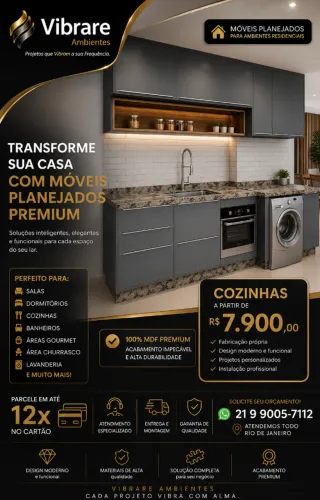Cozinha Planejada - Marcenaria - Promoção de Cozinhas Sob Medidas - Móveis Planejados