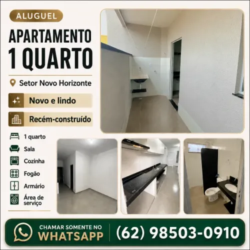 Kitnet Apartamento Ap 1 Quarto em Goiania no Setor Novo Horizonte Bairro Setor Regiao
