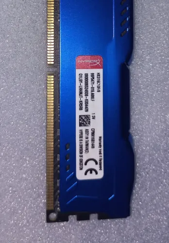 Memória Gamer DDR3 de 8Gb Kingston HyperX Fury HX316C10F/8