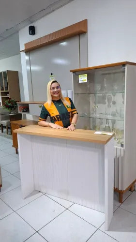 Balcão ilha divisor de ambiente 100%MDF 1.20M
