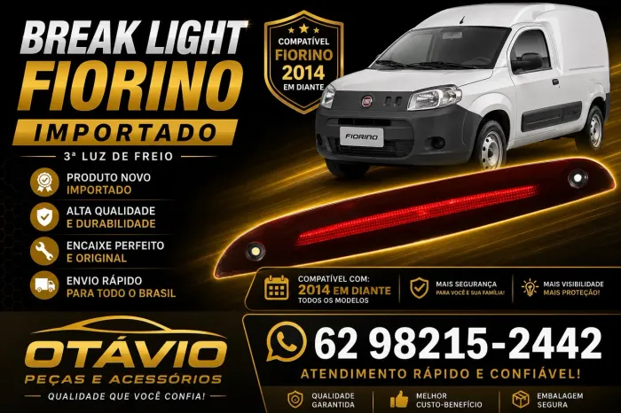 Break Light Luz Freio Fiorino 2013 2014 2015 2016 2017 2019 Fiat