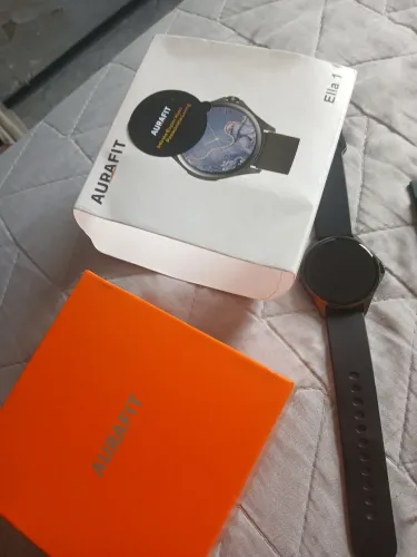 Vendo relógio digital aura fit excelente 