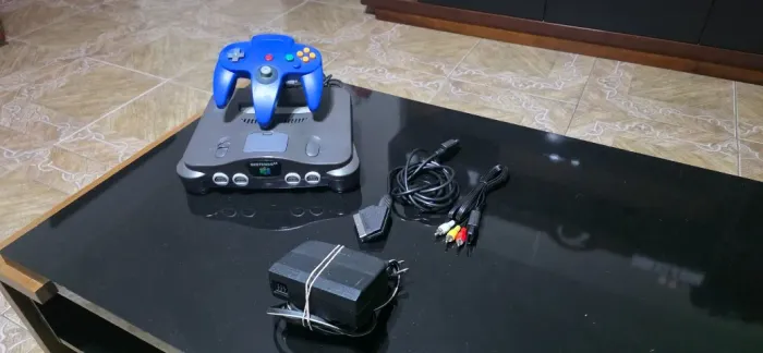 Nintendo 64 Nacional - NTSC + ModRGB + Cabos e Controle