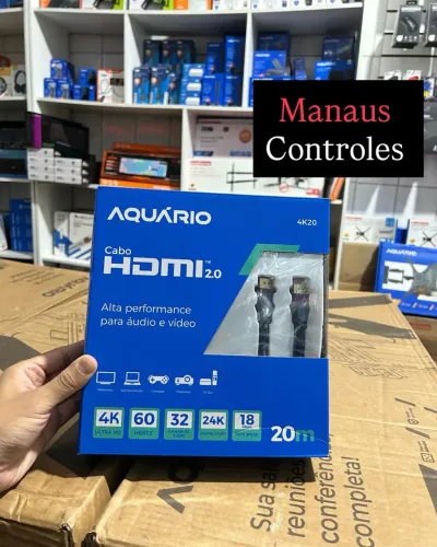 Cabo 3D 20 metros HDMI ( Mega Promoção )