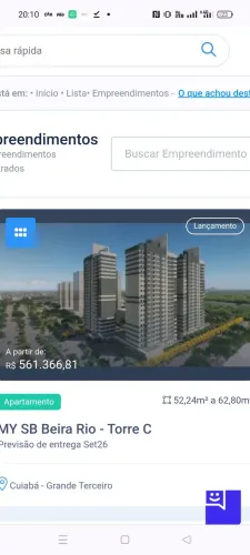 My SB Beira Rio lançamento avenida Beira Rio Cuiabá próximo Unic