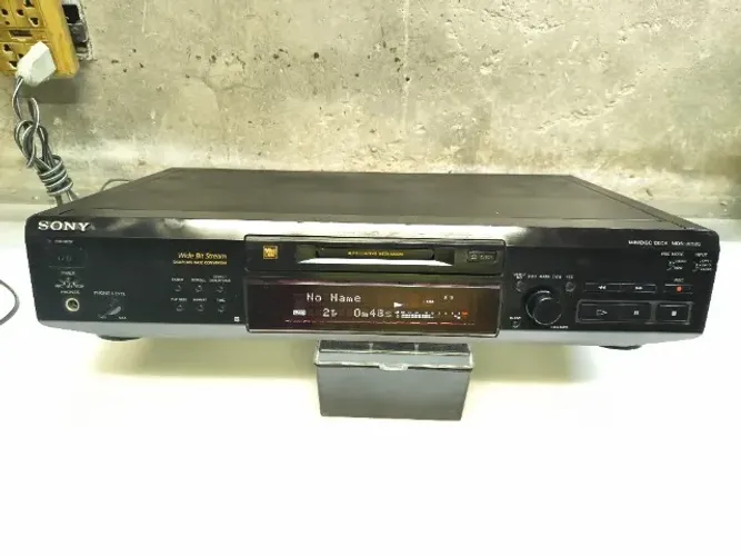 gravador de mini disc md sony mds-je520