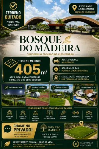 ? OPORTUNIDADE- BOSQUE DO MADEIRA
