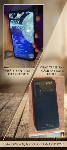 Poco M4 Pro 4g 256GB  8GB RAM com capa e película