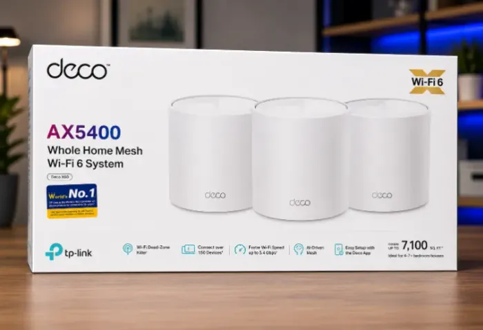 Roteador Wireless TP-Link Deco X60 AX5400 (3-Pack) 4804MBPS