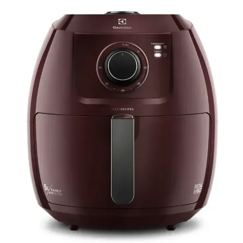 Air Fryer Electrolux por Rita Lobo 6,5L Vermelha Family Efficient 1700W (EAF51) 127v
