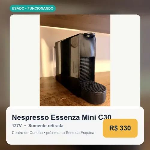 Nespresso Essenza Mini C30 127V