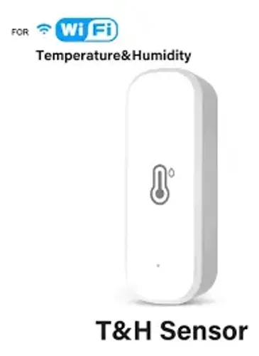 Sensor de Temperatura e Umidade Inteligente Tuya Wifi, Monitor de Alta Precisão, Automação