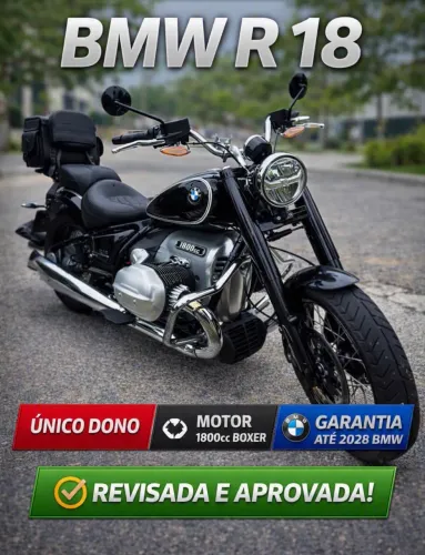 BMW r18 2024 apenas 3000 km único dono