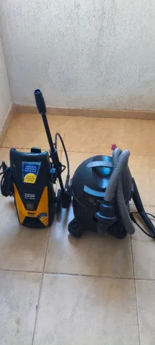 Lavadora Wap Confort 2200 PSI/Libras + Aspirador Lavor Power Duo (Po e Água)1250W