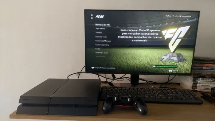 PS4 1TB COM CONTROLE ORIGINAL