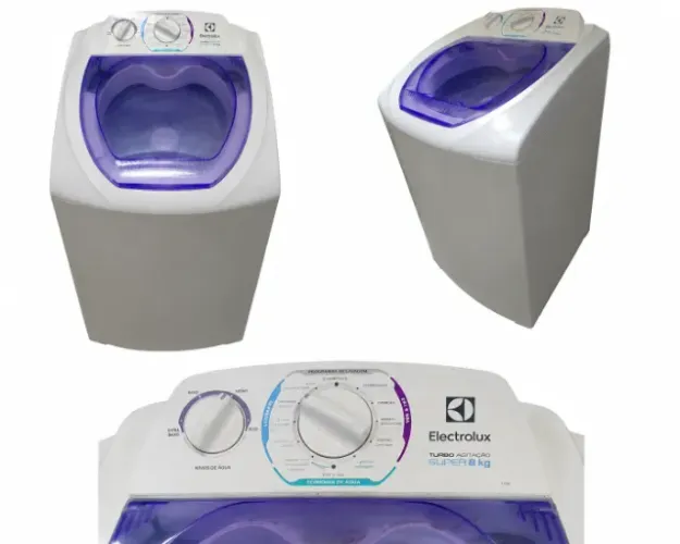Máquina de lava Eletrolux turbo agitação SUPER 8Kg.