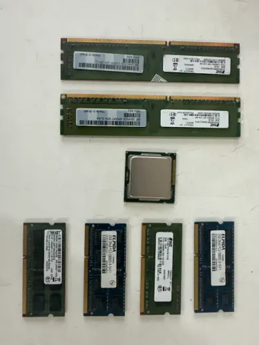 Intel core i3 2100 + lote de memória ram ddr3