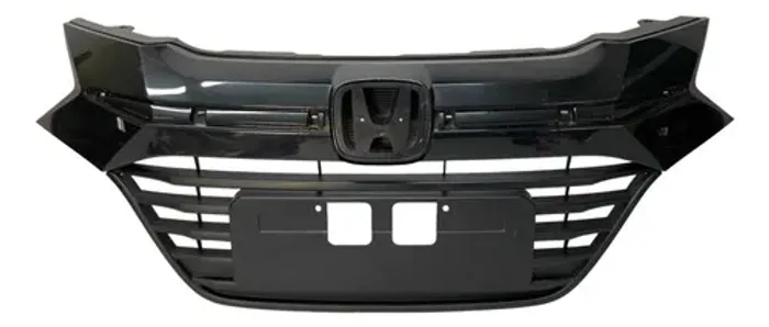 Grade Parachoque Honda Hrv 2015 2016 2017 2018 Original Preto Brilhante