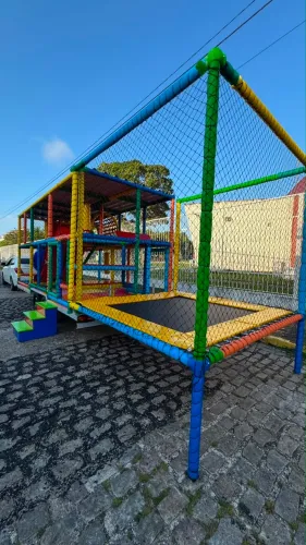 CARRETINHA KIDS - PULA PULA, PISCINA DE BOLINHAS, TOBOGÃ E ESCORREGO DUPLO