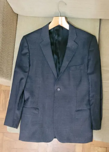 Terno Costume Aramis Lã Super 130 Cinza escuro