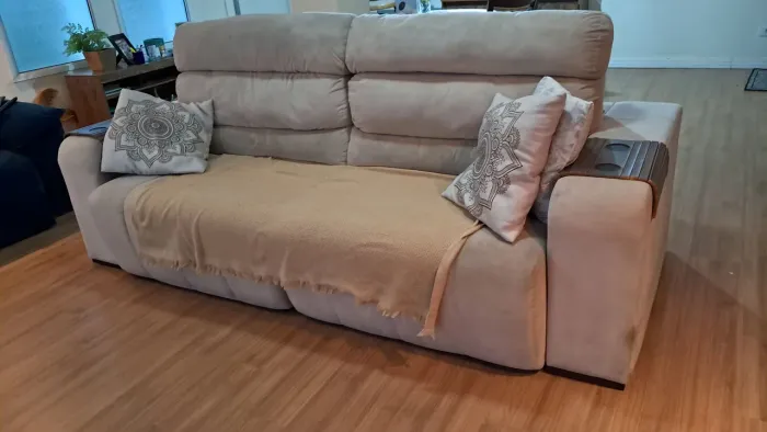 Sofá reclináveis Bege