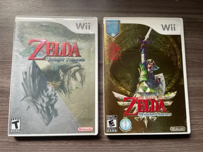 The Legenda of Zelda Skyward Sword + Twilight Princess Nintendo Wii