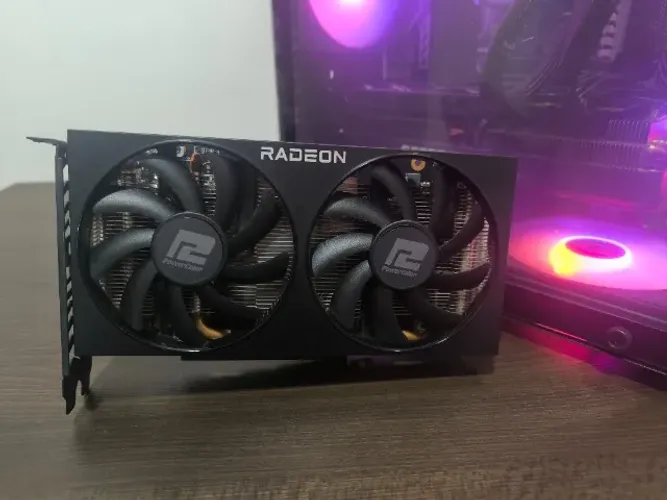 RX 6600 8GB (ACEITO TROCA) POWERCOLOR FIGTHER DUAL