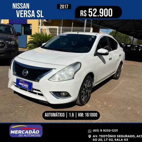 Nissan Versa SL 1.6 16V Flexstart 4P Aut. 2017