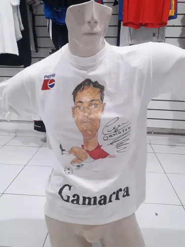 CAMISA PEPSI TEAM GAMARRA ANOS 90