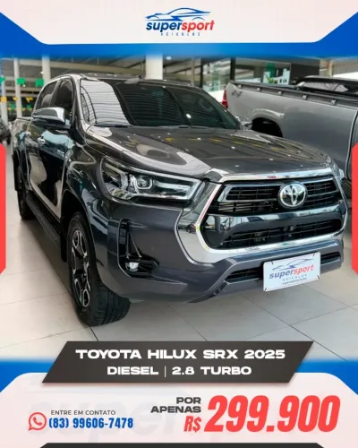 Toyota Hilux CD SRX 4X4 2.8 TDI 16V Diesel Aut. 2025