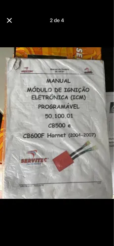 Cdi programável Hornet cb600/cb500 carburada