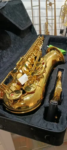 Sax Tenor Sib MXT Laqueado Semi Novo com Garantia e NF