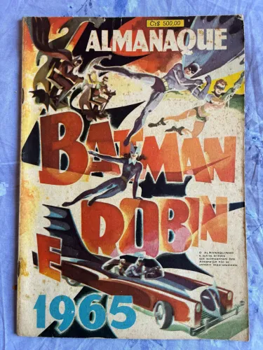 Almanaque e Almanaquinho Batman 1965 Ed Ebal