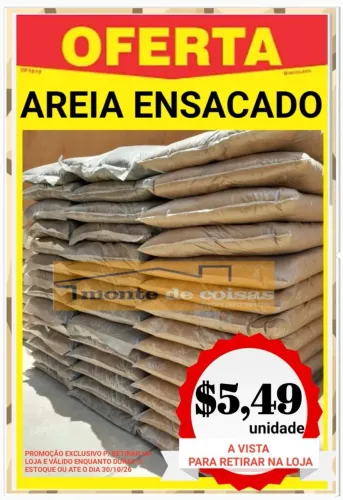 AREIA ENSACADO !! PROMOÇÃO !!
