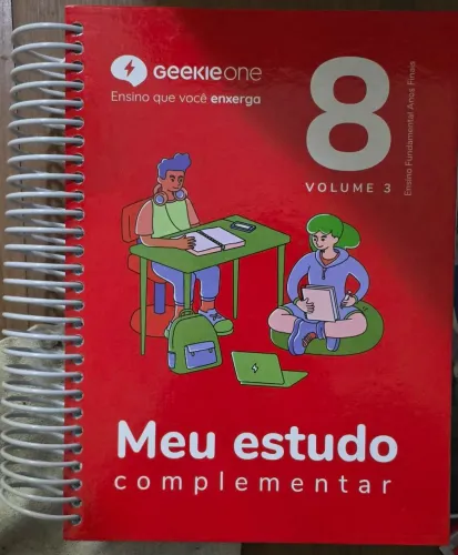 Livros Meu Estudo Complementar GEEKIE ONE 8°Ano