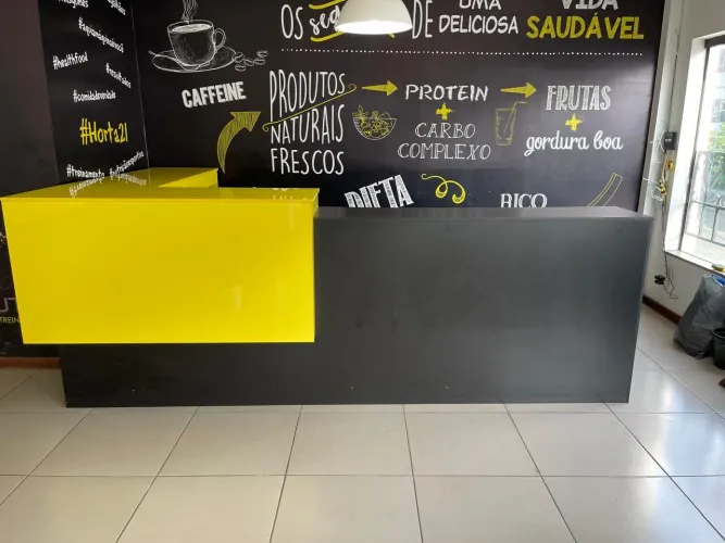 BALCÃO EM L GRANDE