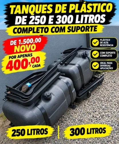 Tanques de plástico!!