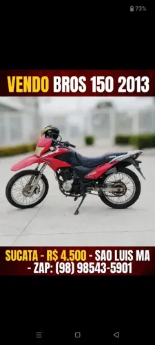 Vendo Bros 150 sucata por 4.500