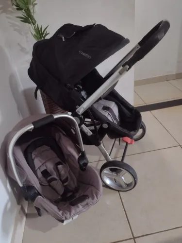 Carrinho moisés+bebê conforto