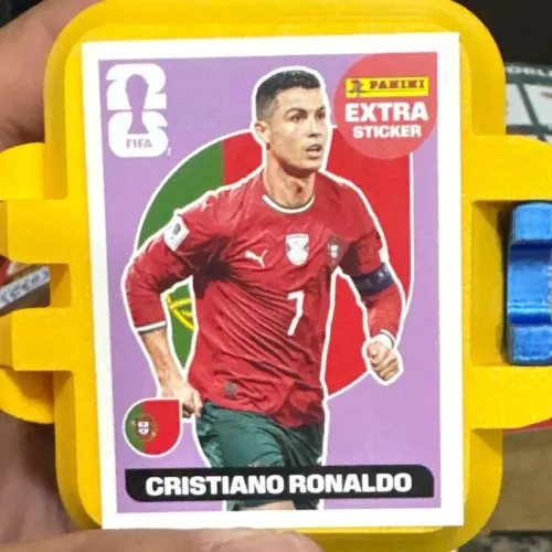 Figurinha da copa 2026 - extra - CR7 Cristiano - roxa
