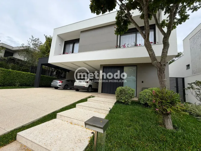 Casa à venda mobiliada, Alphaville Dom Pedro III, com 05 dormitórios, vista para a mata, C