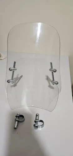 Bolha universal para moto Custom tamanho Média
