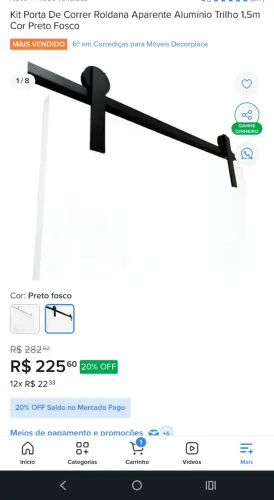 Corrediça de porta 