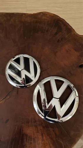 Emblemas Volkswagen cromados originais