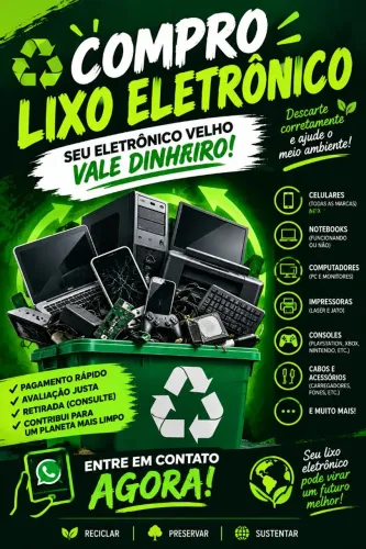 RECOLHO LIXO ELETRÔNICO