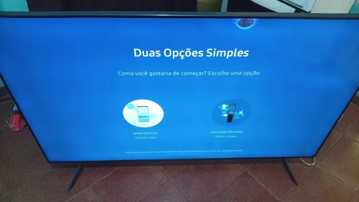 TV Samsung 60 polegadas ( com uma pequena mancha)