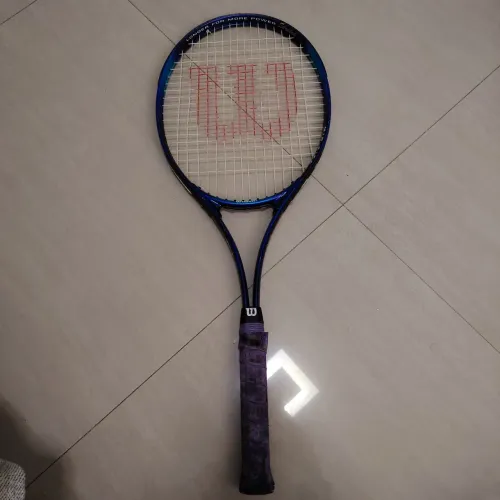 raquete wilson court control graphite azul roxa
