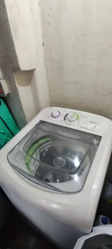 Máquina de lavar com defeito