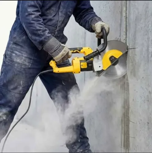 Serra Corta Parede Concreto 3000w 220v 100mm Profissional