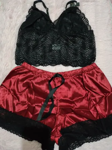 Baby Doll Cetim Tam GG